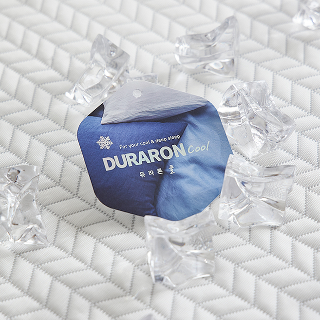 아르페지오베이직 쿨한 듀라론 미네랄 밴드형 냉감패드, 화이트 + 그레이