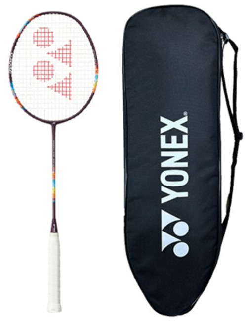 YONEX NANOFLARE 700 羽球拍 紫色 4U + 寬版拍套組, 1套, NFL-700PL