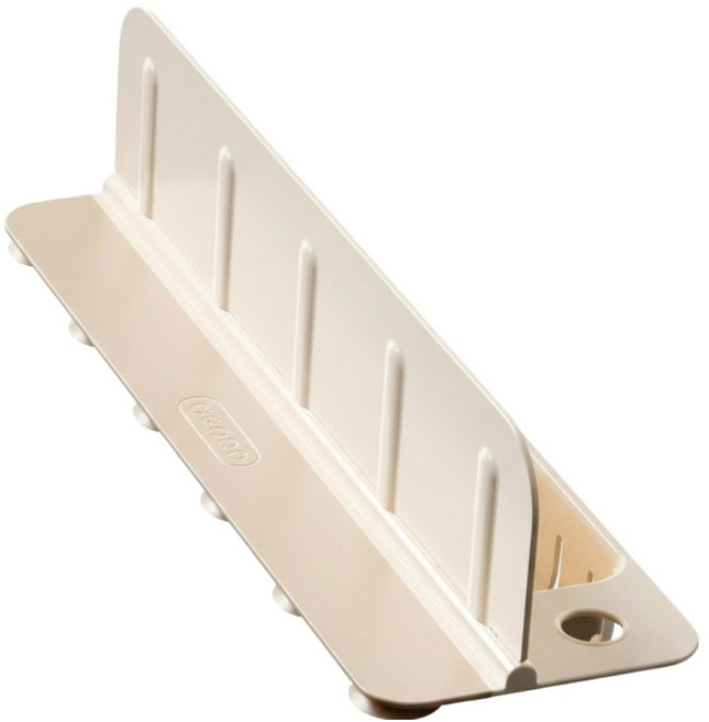 코이드림 주방 싱크대 수납 흡착식 튐방지 물막이, 아이보리, 1개