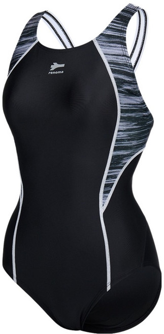 레노마스윔 여성용 지오메트릭 크로스백 원피스수영복 RN-LS2G508