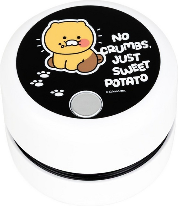 카카오프렌즈 춘식이 모노톤 무선 미니 핸디 데스크 지우개 가루 청소기, 혼합색상, 1개, 상세페이지 참조