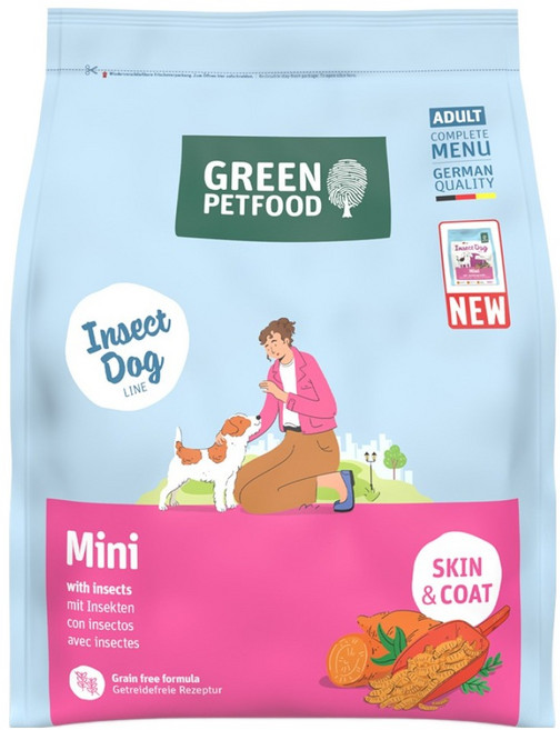 그린펫푸드 강아지 인섹트도그 미니 사료, 900g, 1개, 곤충