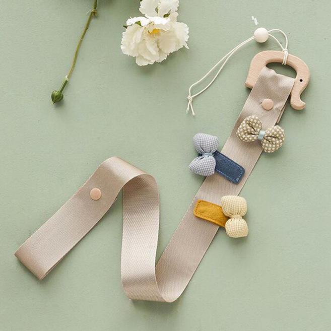 쏙쏙채움 헤어 머리핀 악세사리 보관걸이, 코끼리