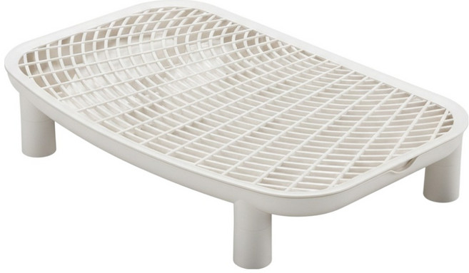 둥둥펫 고양이 높이조절 사막화방지 모래털이 발판, 1개, 화이트