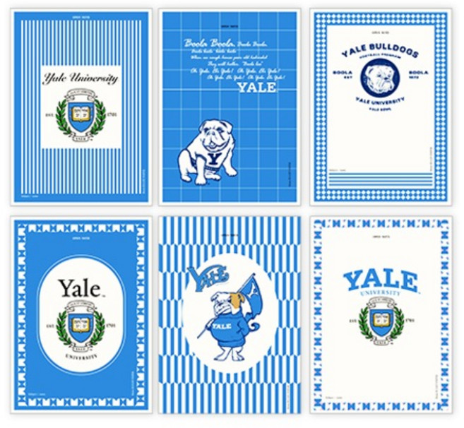 예일 오픈 클래식 국내 제조 유선노트 6종 세트, 혼합색상, 1세트