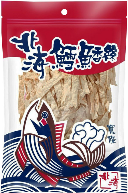 北海 鱈魚香絲 寬條, 212g, 1包