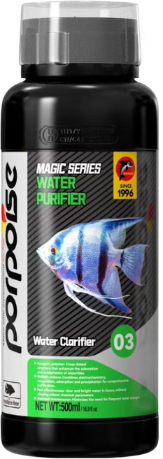 Porpoise 매직시리즈 수질 정화제 워터 클리어, 1개, 500ml