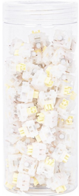 키크론 K PRO 기계식 스위치 교체용 110P, 혼합색상, G314, 라이트 저소음 바나나축