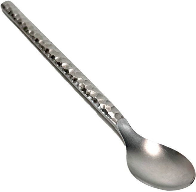 KASUMI 鈦製餐具 錘紋咖啡匙 TW-108, 銀色, 1個