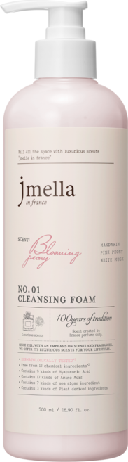 jmella 花園舞會洗面乳 NO1 Bloomming Peony, 1個, 500ml