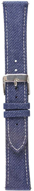 젤리타이거 데님 가죽 스트랩 밴드 20mm, 진청, 1개