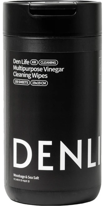 덴라이프 다목적 비니거 세정티슈 150매, 1개 - 쿠팡