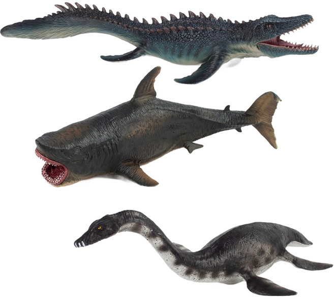 모모스 사나운 해양공룡 피규어 세트, 1세트