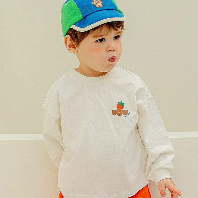 삠뽀요 베베싱글 티셔츠 PLRCT01