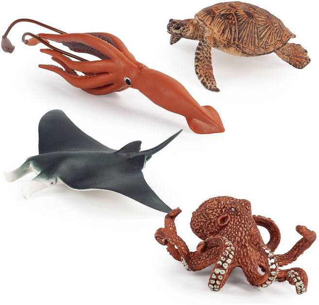 모모스 바다친구 피규어 세트, 1세트