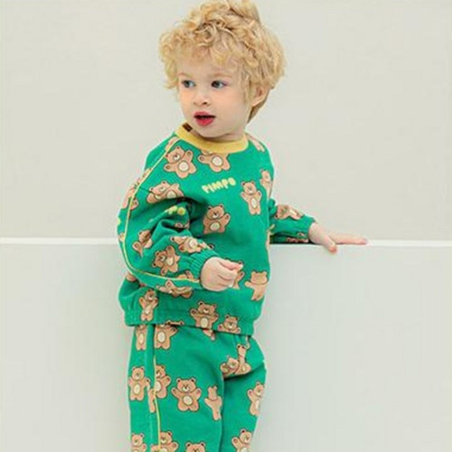 삠뽀요 베어리 상하의 세트 PLRCE06