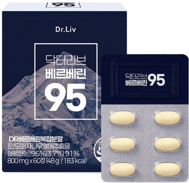 닥터리브 베르베린 95 48g, 1개, 60정