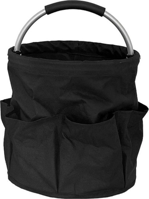 모나코올리브 접이식 세차 수납 바구니, 블랙, 16L
