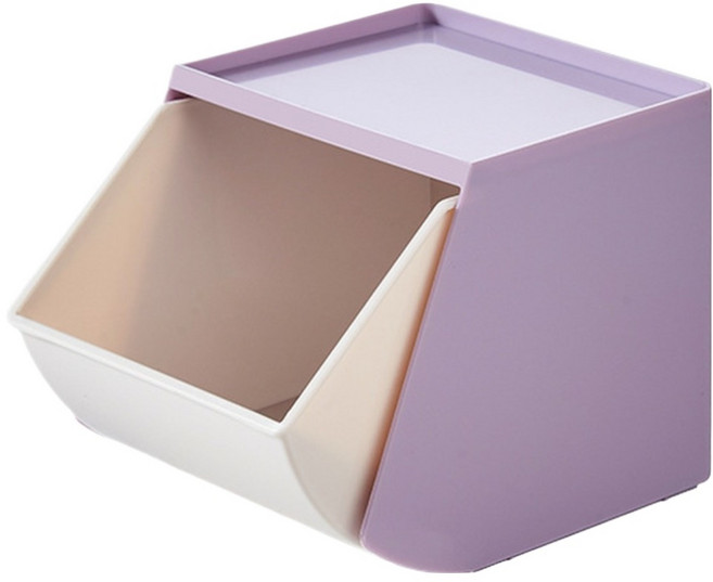 델리리움 벽걸이형 정리 선반 커피 캡슐 보관함 소형 12.7 x 16.5 x 12.1 cm, 퍼플, 1개