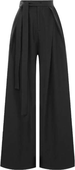 페이지플린 여성용 맞주름 스트랩 와이드 슬랙스 P6APT026C