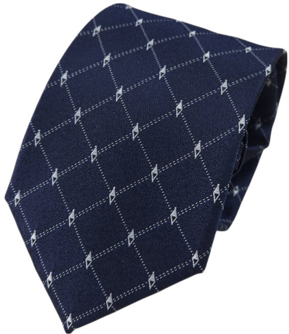 Mscope 格紋縫線點綴自動領帶 MN529