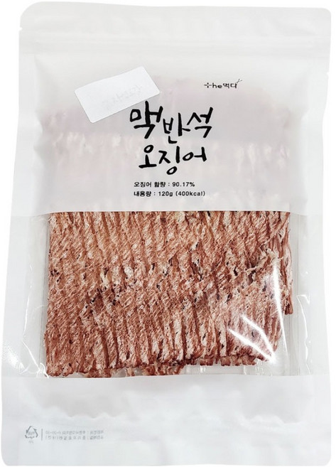 더먹다 자연오감 맥반석 오징어, 120g, 1개