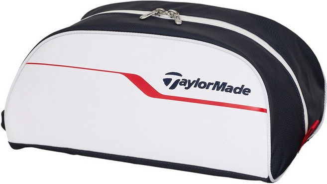 TaylorMade 動感高爾夫球鞋袋, 海軍藍 + 白色 + 紅色, 1個
