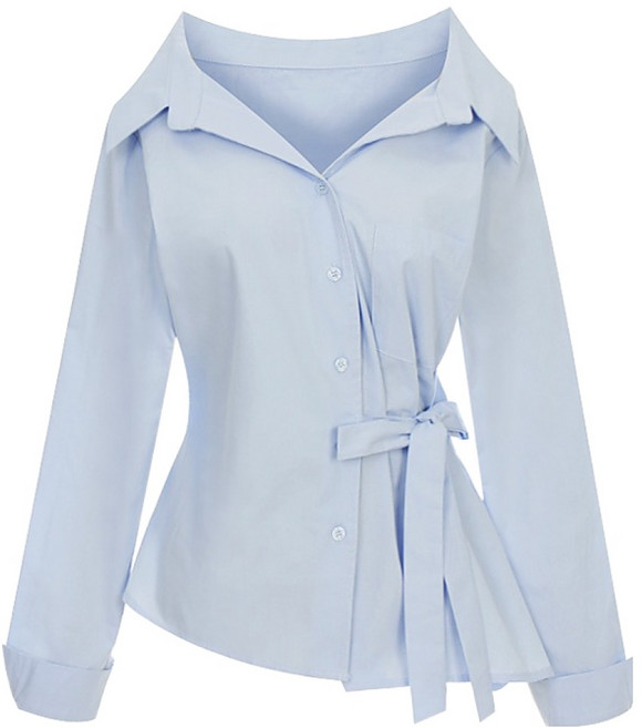 페이지플린 여성용 사이드스트랩오프숄더 셔츠 P6ASH019A