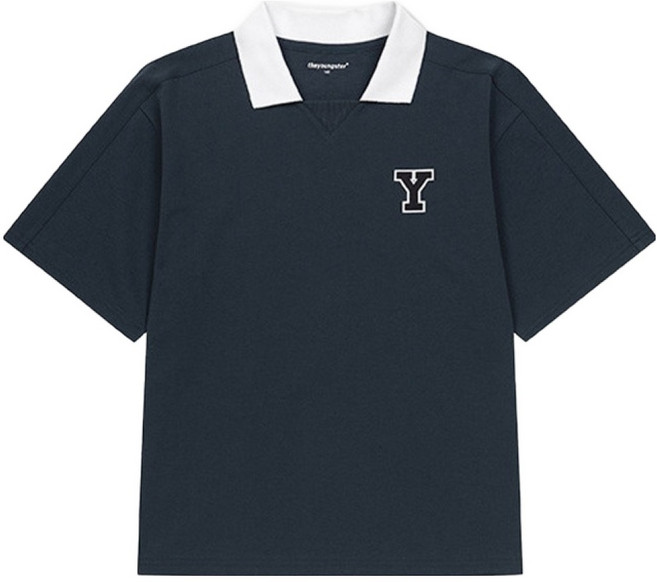 theyoungster Polham Kids 兒童撞色翻領短袖T恤