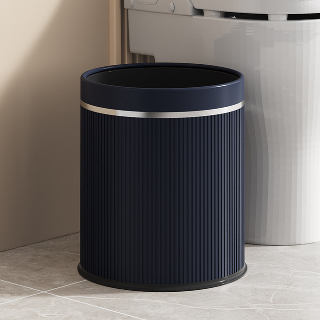썬앤드림 심플라인 오픈형 이중 쓰레기통 13L, 블루
