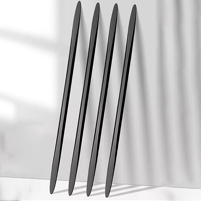 내차쏙 착붙 도어 범퍼가드, 블랙, 4개