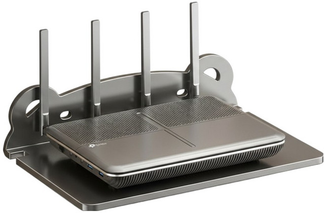 다온 편의성 높은 안정적인 정돈된 셋톱박스 브라켓 175 x 260 x 60 mm, 1개, TYPE 3