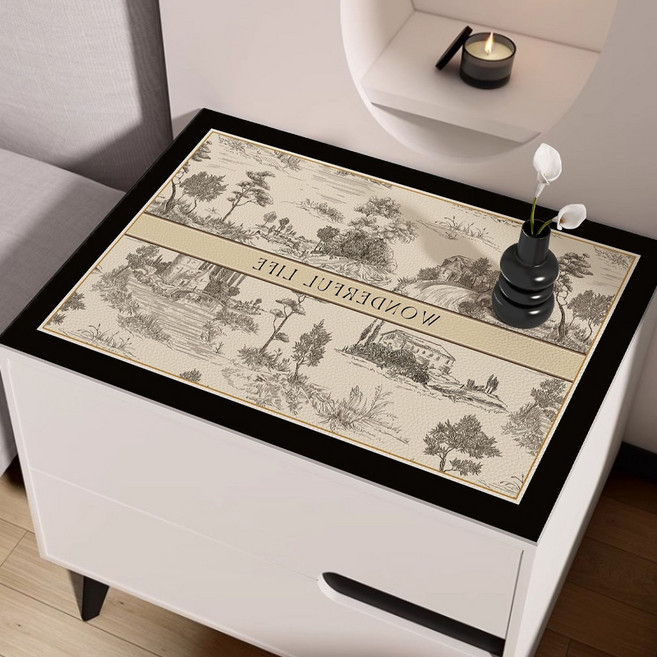 하미룸 모던 방수 방유 식탁보, 1개, 40 x 45 cm