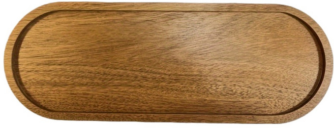 쿠쏘 홈카페 다도 우드 트레이 플레이팅 받침대 N, 1개