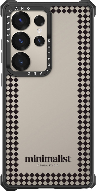 모란카노 임팩트 투명 레이어드 디자인 휴대폰 케이스