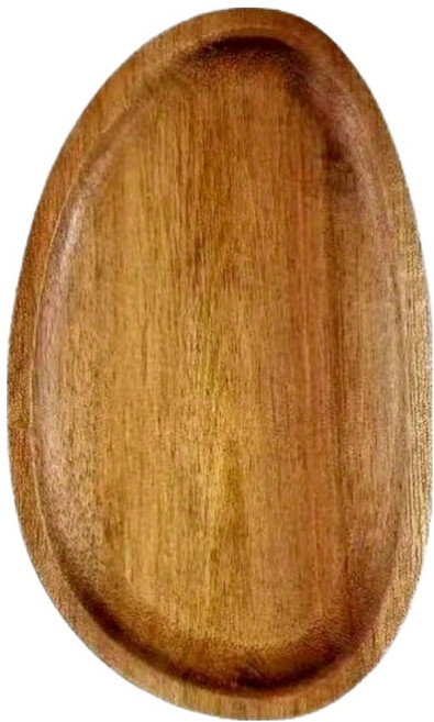 쿠쏘 홈카페 다도 우드 트레이 플레이팅 받침대 F, 1개