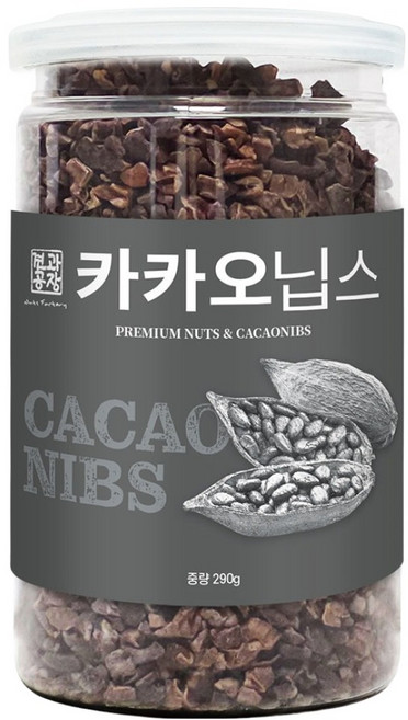 Nuts Factory 罐裝可可碎粒, 290g, 1個