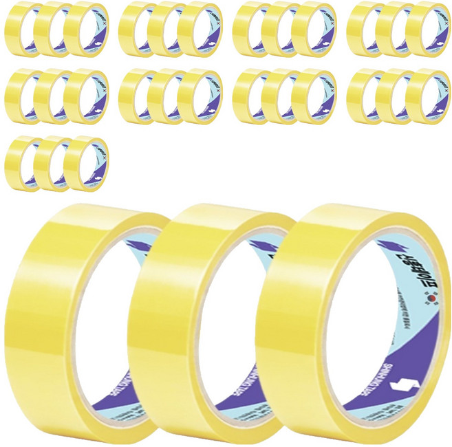 신흥테이프 프리미엄 국산 물레방아 다용도 리필용 문구테이프 16mm, 30개