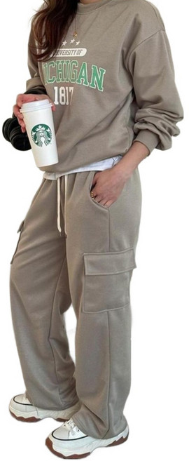 난닝구닷컴 여성용 누텐드 나염 트레이닝 세트