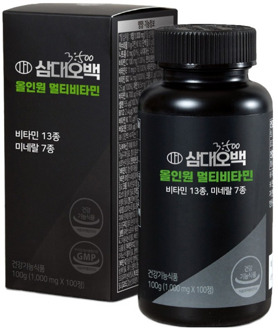 삼대오백 올인원 멀티비타민 대용량 100g, 100정, 1개