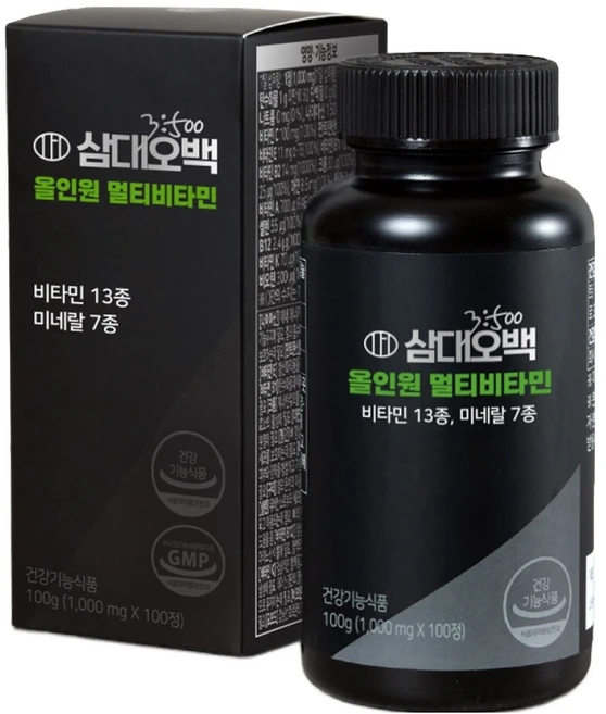 삼대오백 올인원 멀티비타민 대용량 100g, 100정, 1개 - 쿠팡