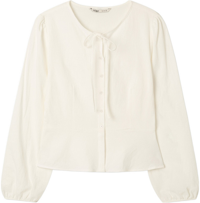 MIXXO 女款傘狀下擺棉質襯衫