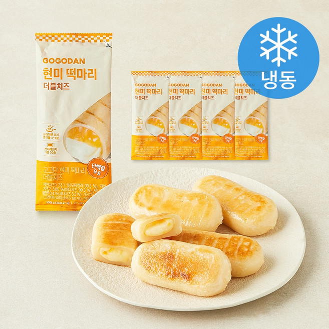 고고단 떡마리 더블치즈 (냉동), 100g, 5개, 1개입