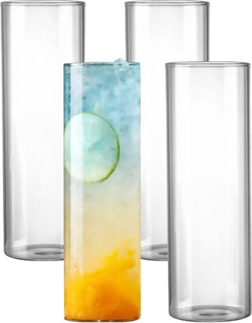 아케이바이 슬림 하이볼 글라스 500ml x 4p, 1개