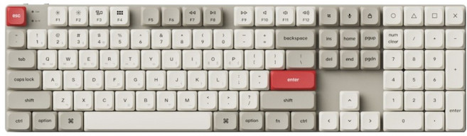 키크론 K5 SE2 ZMK 유무선 기계식 키보드, 레트로, K5SE2-RB4, 바나나축