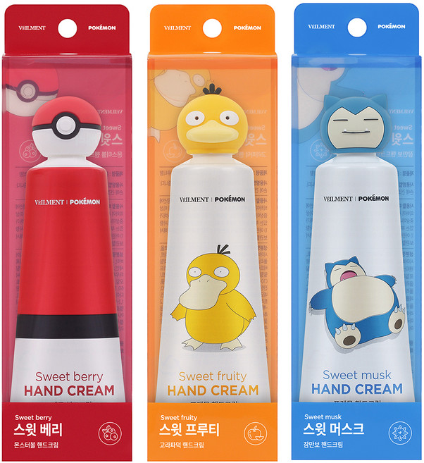 VEILMENT 蓓蔓 寶可夢護手霜3件組, 1套