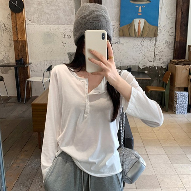 어썸풀 여성용 벨런나인 이너웨어 긴팔 티 A26SPT012330