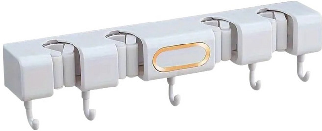 아케이바이 고급형 벽걸이 밀대걸레 거치대, 1개