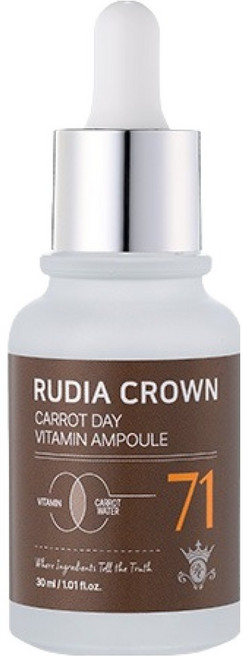 RUDIA CROWN 胡蘿蔔日維他命安瓶, 1個, 30ml