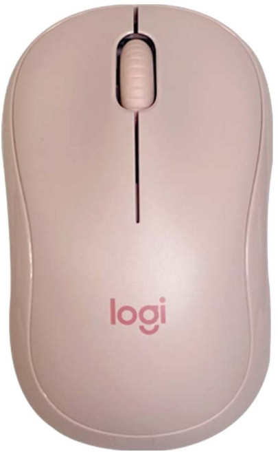 로지텍 무소음 무선 마우스 병행, 핑크, M221